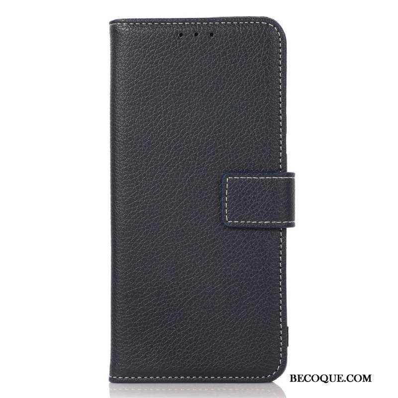 Housse iPhone 16 Pro Max Surface Litchi