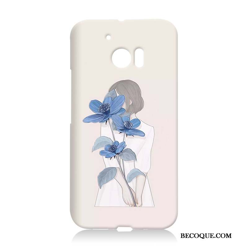 Htc 10 Bleu Silicone Difficile Dessin Animé Coque De Téléphone Gaufrage