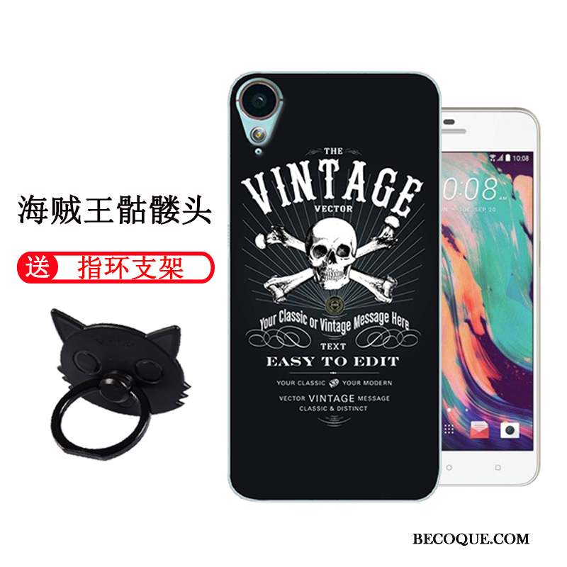 Htc Desire 10 Lifestyle Dessin Animé Coque De Téléphone Noir Personnalité Difficile Étui