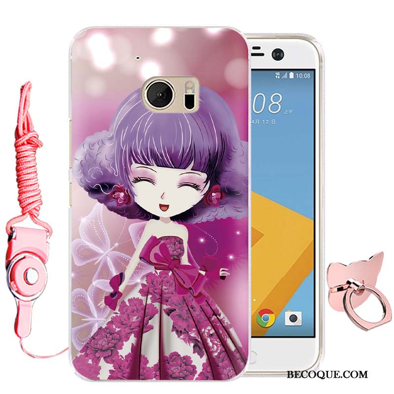 Htc Desire 10 Lifestyle Téléphone Portable Silicone Protection Coque De Téléphone Dessin Animé Rouge