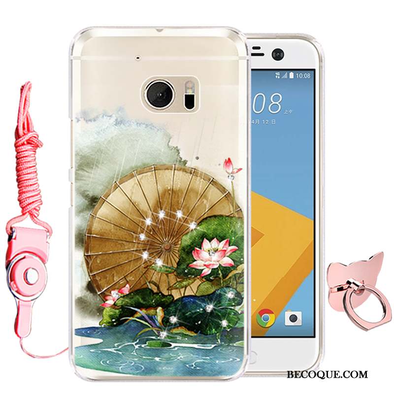 Htc Desire 10 Lifestyle Téléphone Portable Silicone Protection Coque De Téléphone Dessin Animé Rouge