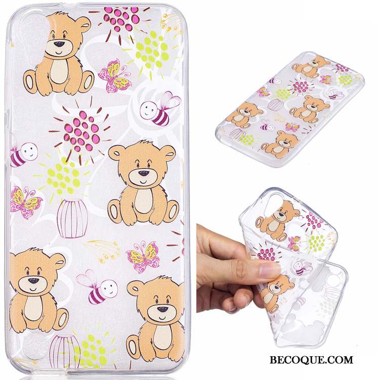 Htc Desire 530 Coque De Téléphone Protection Dessin Animé Téléphone Portable Rose Étui