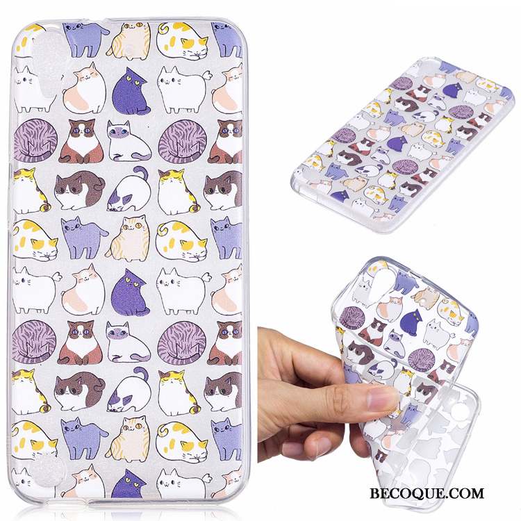 Htc Desire 530 Coque De Téléphone Protection Dessin Animé Téléphone Portable Rose Étui