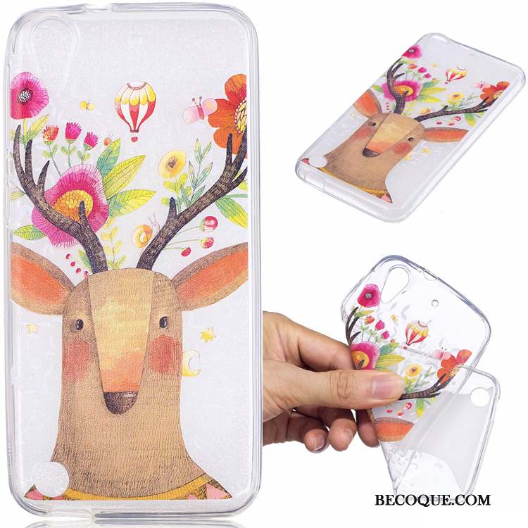 Htc Desire 530 Coque De Téléphone Protection Dessin Animé Téléphone Portable Rose Étui