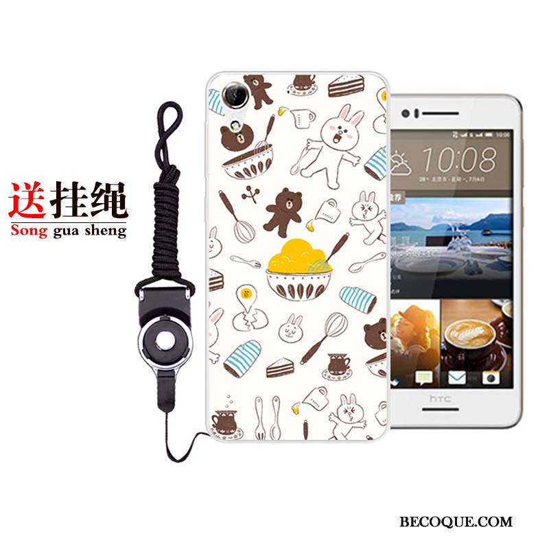 Htc Desire 728 Coque Bleu Téléphone Portable Dessin Animé Fluide Doux Protection Personnalité