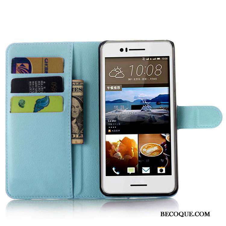 Htc Desire 728 Coque Protection Support Téléphone Portable Portefeuille Étui Étui En Cuir