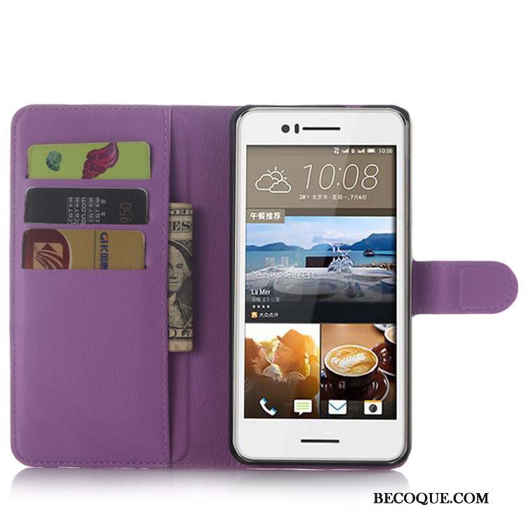 Htc Desire 728 Coque Protection Support Téléphone Portable Portefeuille Étui Étui En Cuir