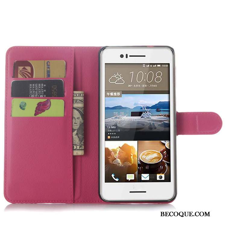 Htc Desire 728 Coque Protection Support Téléphone Portable Portefeuille Étui Étui En Cuir