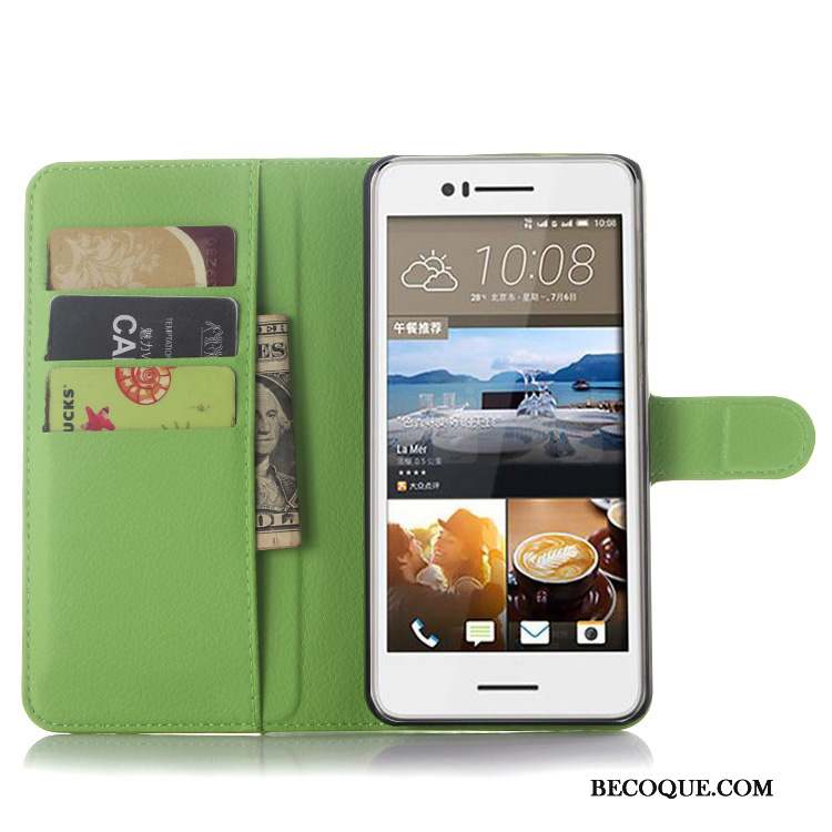 Htc Desire 728 Coque Protection Support Téléphone Portable Portefeuille Étui Étui En Cuir