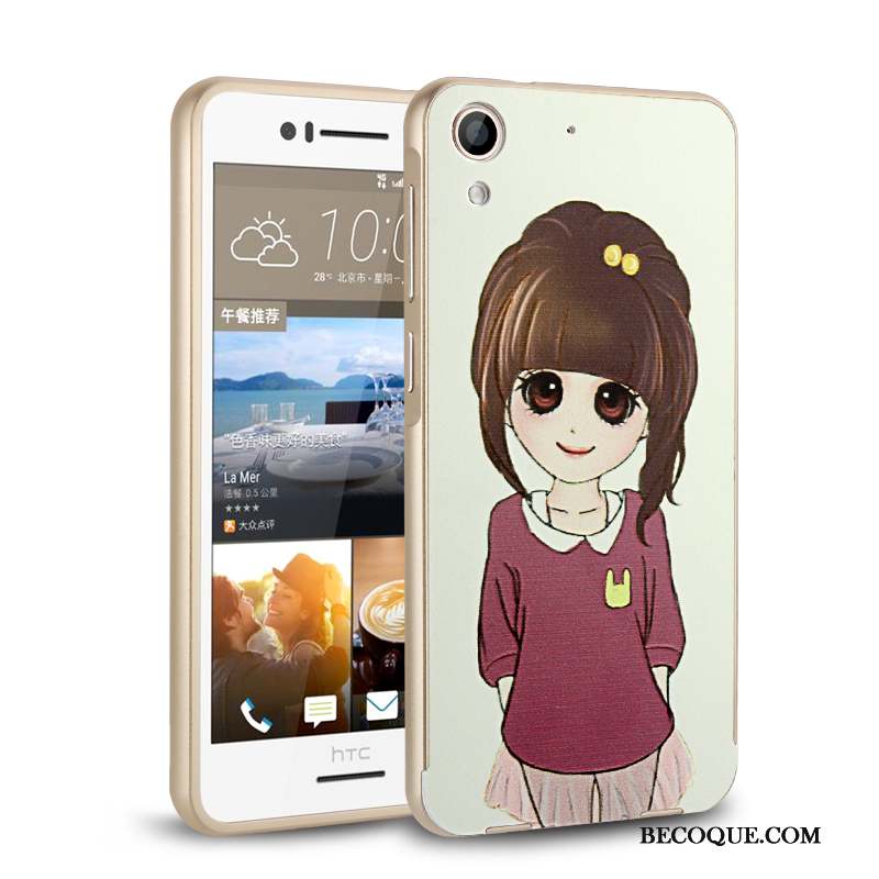 Htc Desire 728 Dessin Animé Noir Coque De Téléphone Métal Nouveau Difficile