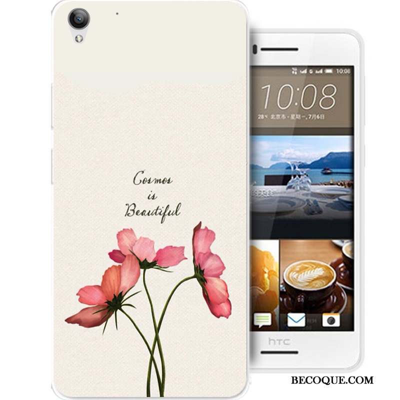 Htc Desire 728 Fluide Doux Coque De Téléphone Silicone Rose Tout Compris Incassable