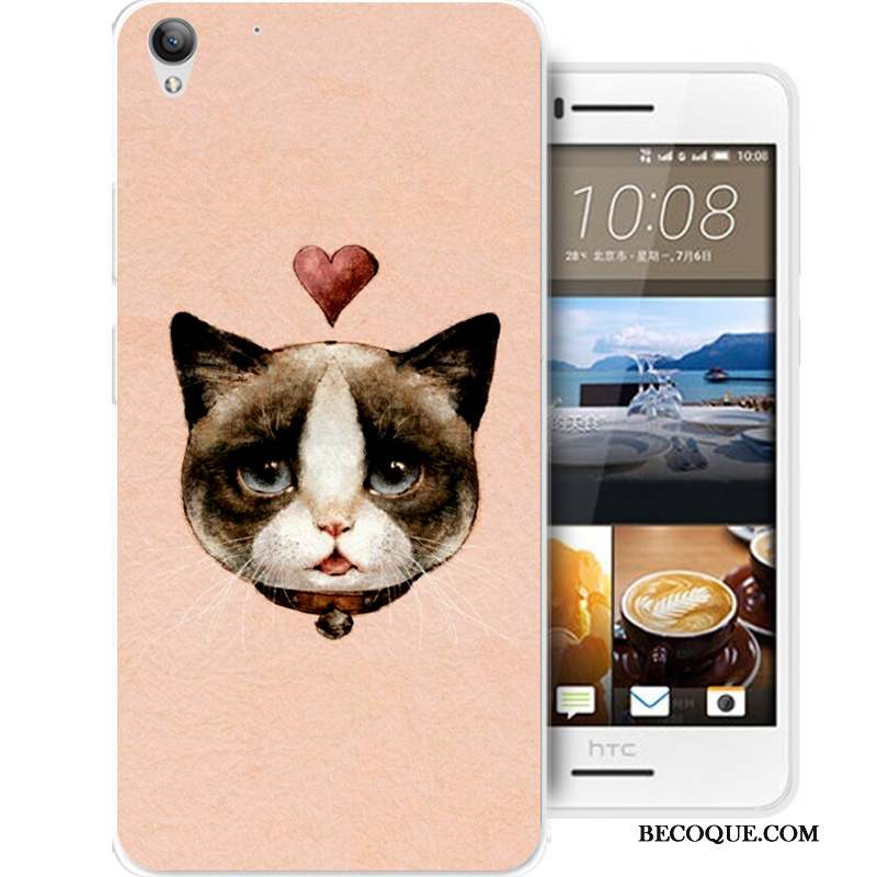 Htc Desire 728 Fluide Doux Coque De Téléphone Silicone Rose Tout Compris Incassable