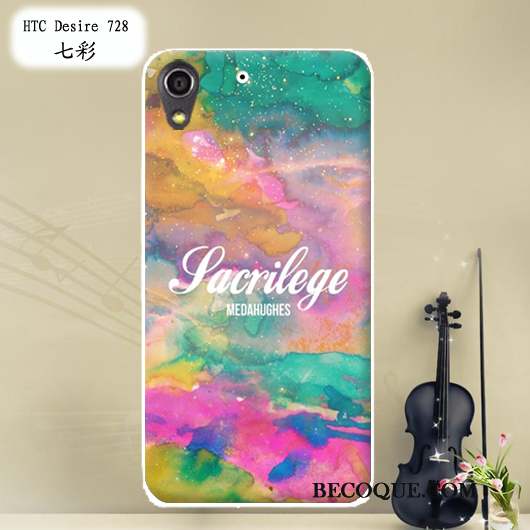 Htc Desire 728 Rose Fluide Doux Peinture Personnalisé Coque Téléphone Portable