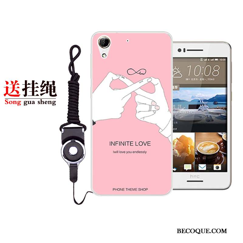 Htc Desire 728 Rose Téléphone Portable Coque De Téléphone Incassable Art Fluide Doux