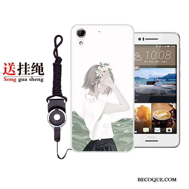 Htc Desire 728 Rose Téléphone Portable Coque De Téléphone Incassable Art Fluide Doux