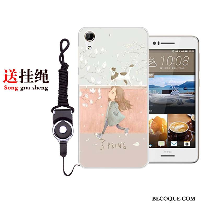 Htc Desire 728 Rose Téléphone Portable Coque De Téléphone Incassable Art Fluide Doux