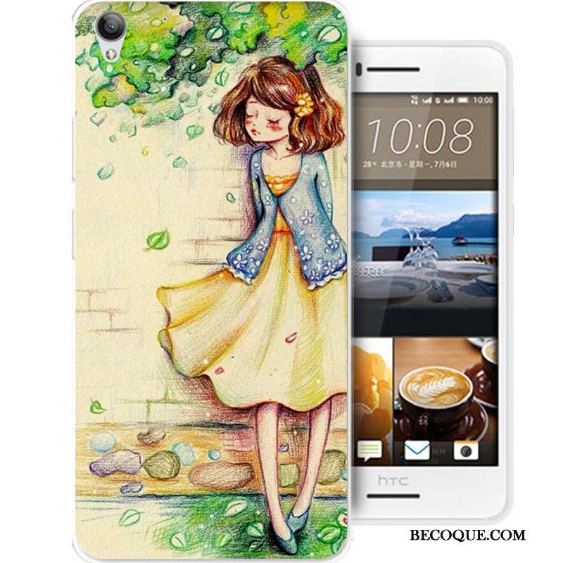 Htc Desire 728 Tout Compris Coque Fluide Doux Dessin Animé Incassable Étui