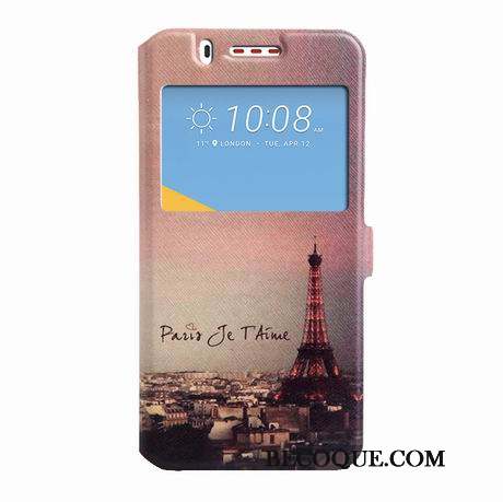 Htc Desire 825 Support Étui Protection Violet Peinture Coque De Téléphone