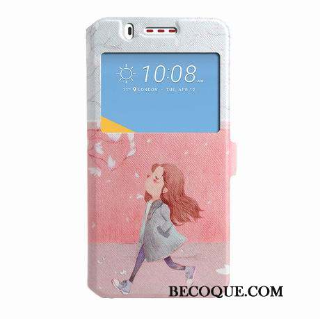 Htc Desire 825 Support Étui Protection Violet Peinture Coque De Téléphone