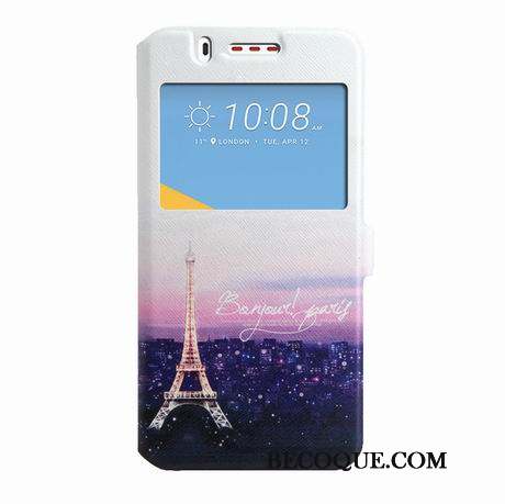 Htc Desire 825 Support Étui Protection Violet Peinture Coque De Téléphone