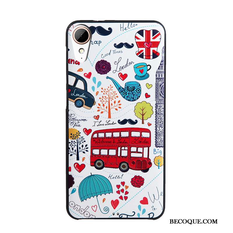 Htc Desire 825 Étui Coque De Téléphone Multicolore Gaufrage Protection Dessin Animé