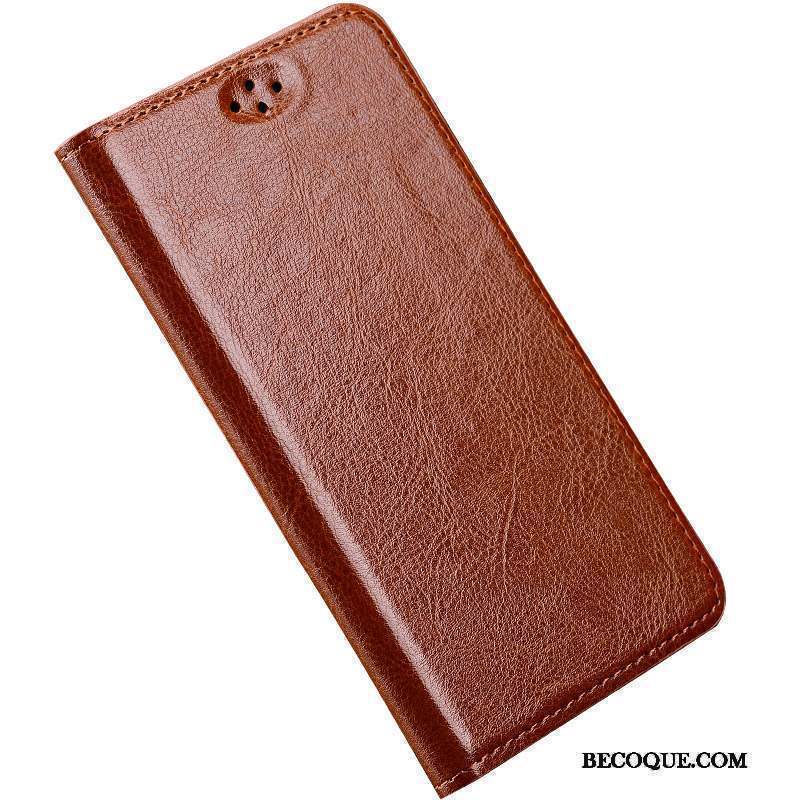 Htc One A9 Coque Clamshell Rouge Protection Étui Étui En Cuir Incassable