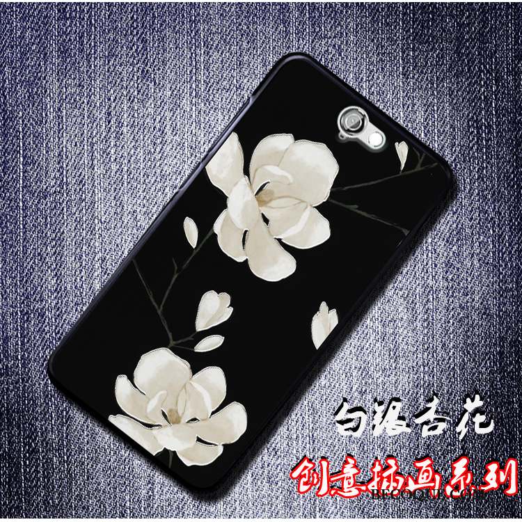 Htc One A9 Dessin Animé Coque De Téléphone Fluide Doux Rouge Bordure Tendance