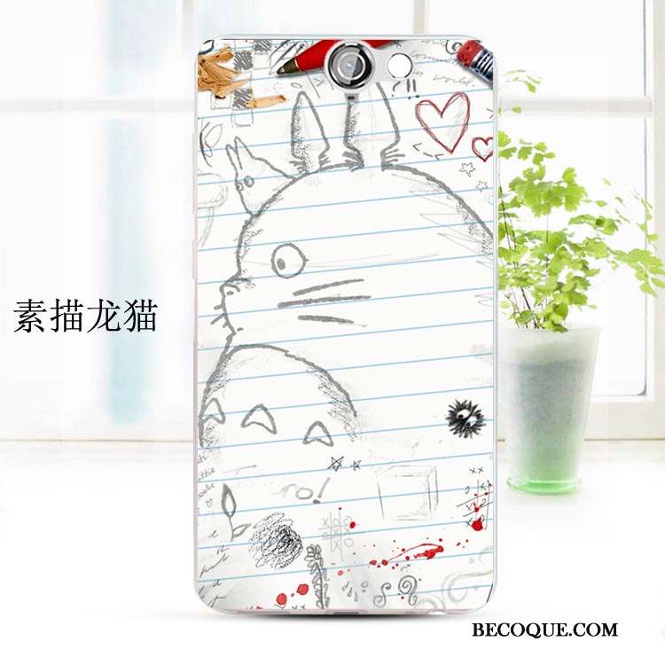 Htc One A9 Dessin Animé Étui Incassable Silicone Multicolore Coque