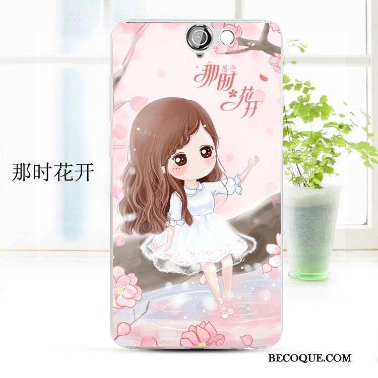 Htc One A9 Dessin Animé Étui Incassable Silicone Multicolore Coque