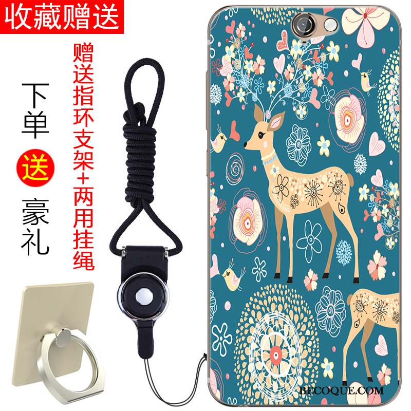 Htc One A9 Incassable Fluide Doux Peinture Coque De Téléphone Étui Silicone