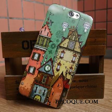 Htc One A9 Peinture Coque Tendance Rose Étui Protection