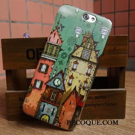 Htc One A9 Peinture Coque Tendance Rose Étui Protection