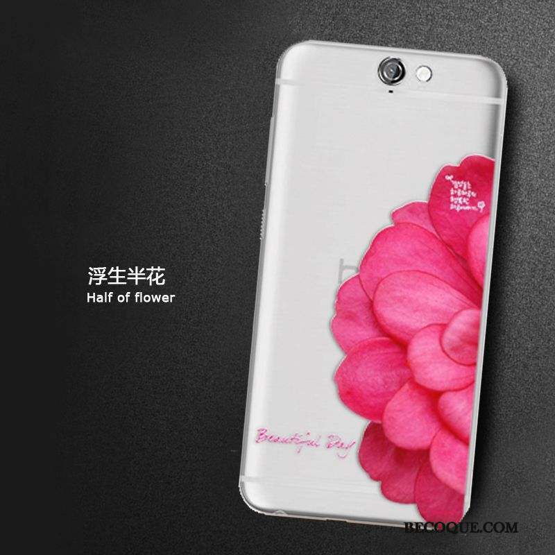 Htc One A9 Tout Compris Dessin Animé Peinture Vert Coque Étui
