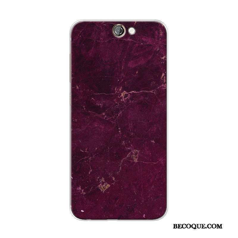 Htc One A9 Vin Rouge Fluide Doux Protection Grand Coque De Téléphone Silicone