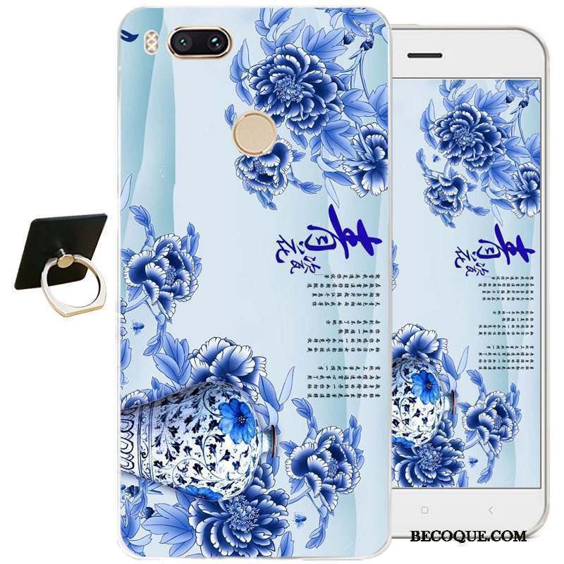 Htc One A9s Fluide Doux Coque De Téléphone Gaufrage Transparent Style Chinois Téléphone Portable