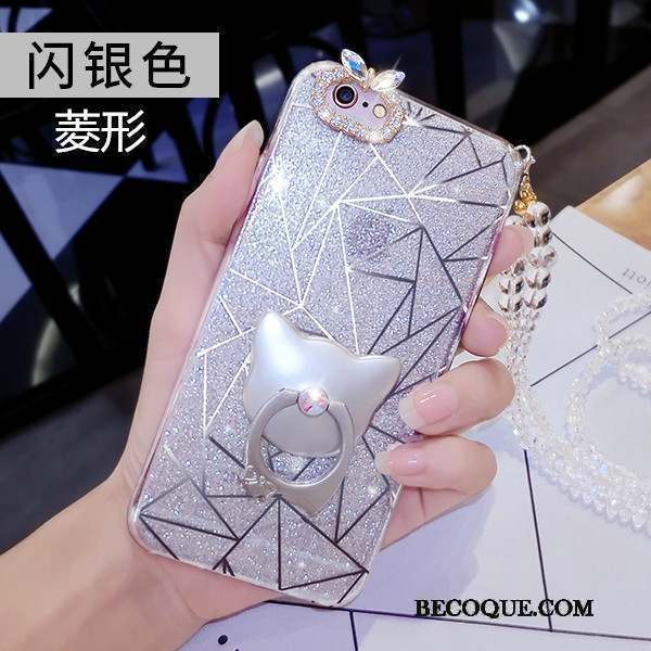 Htc One A9s Protection Coque De Téléphone Rose Strass Tendance Quicksand