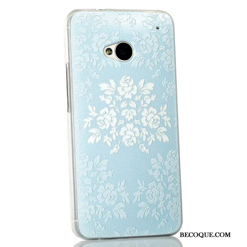 Htc One M7 Dessin Animé Étui Très Mince Coque De Téléphone Gaufrage Tendance