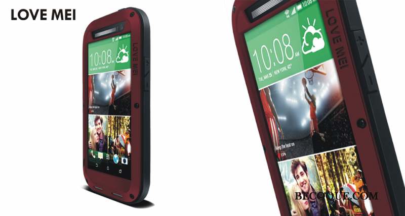 Htc One M8 Protection Tout Compris Noir Téléphone Portable Délavé En Daim Coque