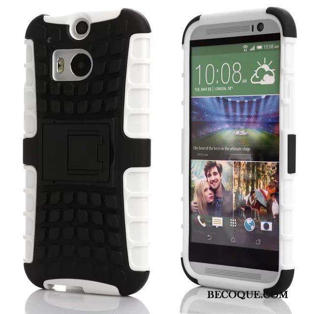 Htc One M8 Support Coque Personnalité Jaune Antidérapant Incassable