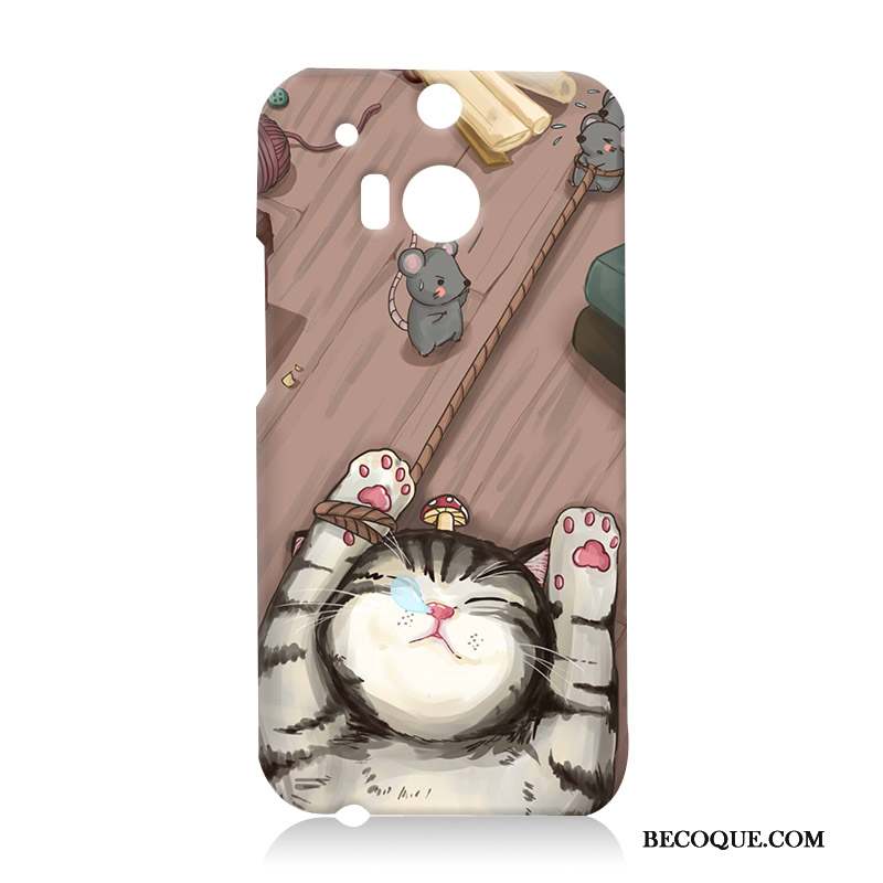 Htc One M8 Tendance Coque De Téléphone Peinture Dessin Animé Étui Fleurs