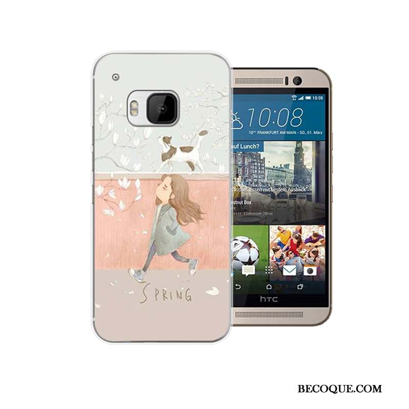 Htc One M9 Coque Incassable Frais Protection Blanc Difficile Étui