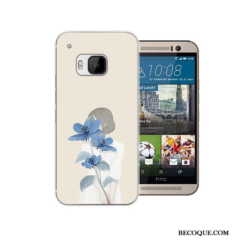 Htc One M9 Coque Incassable Frais Protection Blanc Difficile Étui