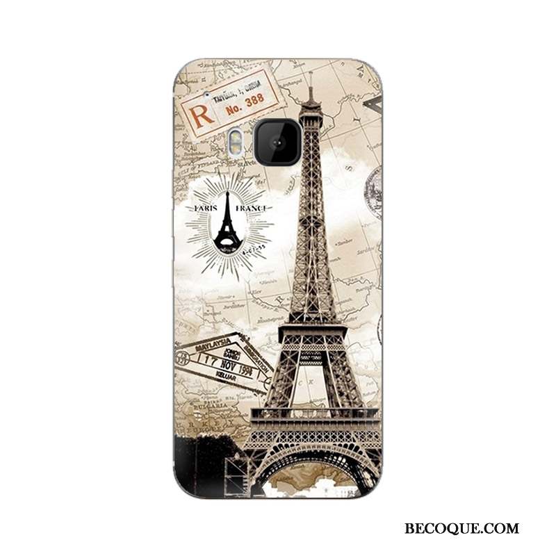 Htc One M9 Fluide Doux Personnalisé Tout Compris Protection Coque Multicolore