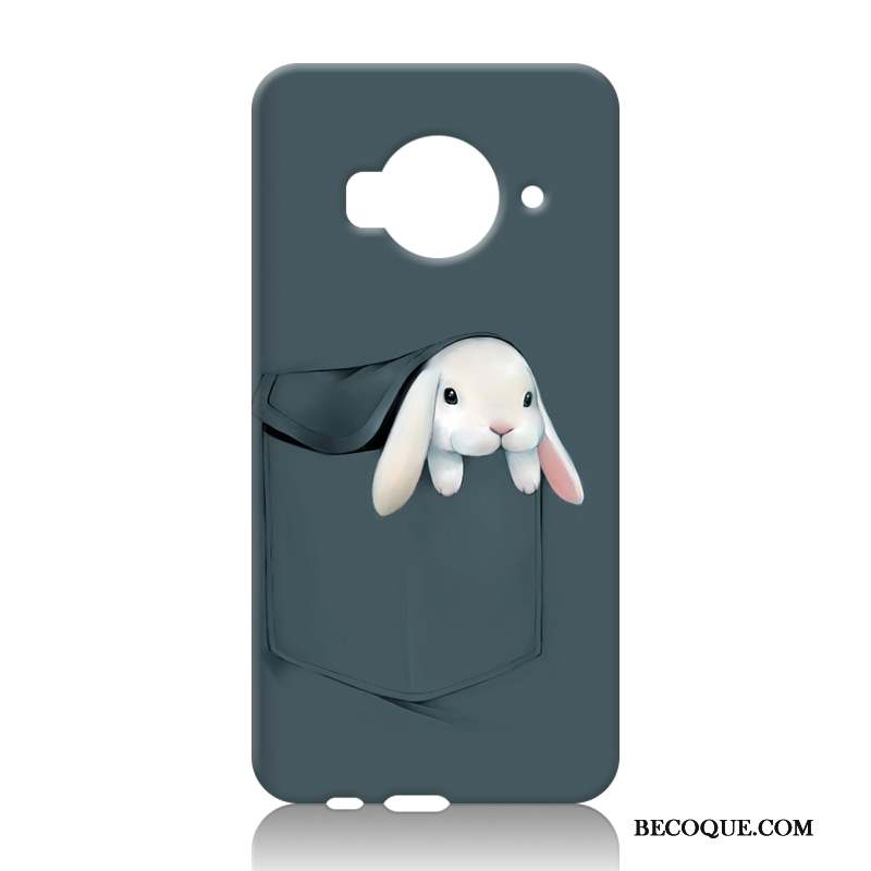 Htc One M9 Protection Dessin Animé Fluide Doux Noir Étui Coque