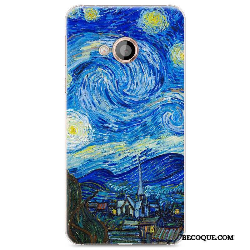 Htc U Play Coque Peinture Étui Incassable Bleu Dessin Animé Difficile