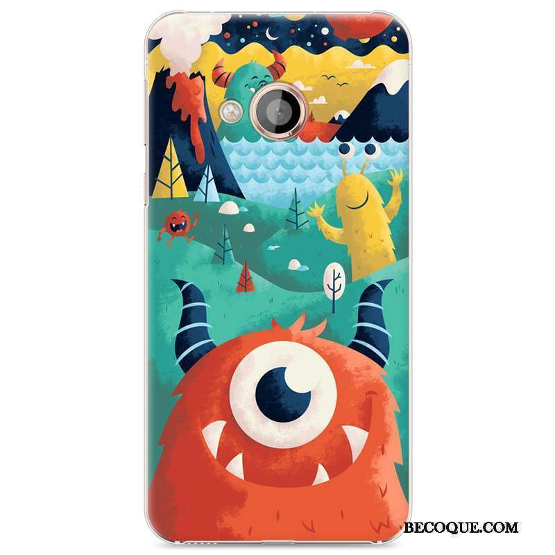 Htc U Play Coque Peinture Étui Incassable Bleu Dessin Animé Difficile