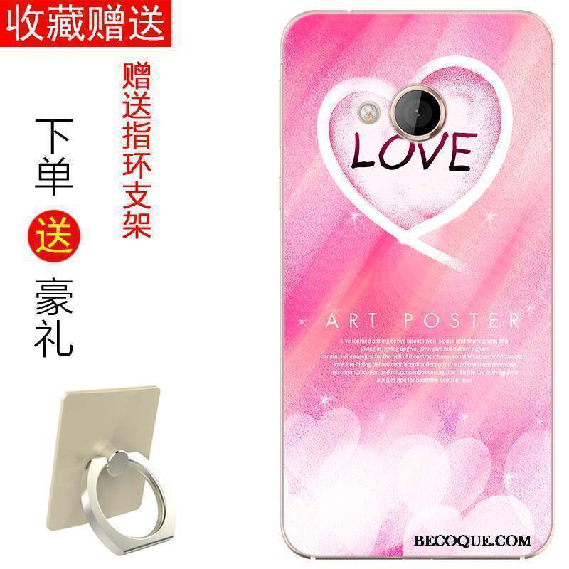 Htc U Play Coque Protection Art Personnalité Incassable Tendance Rose