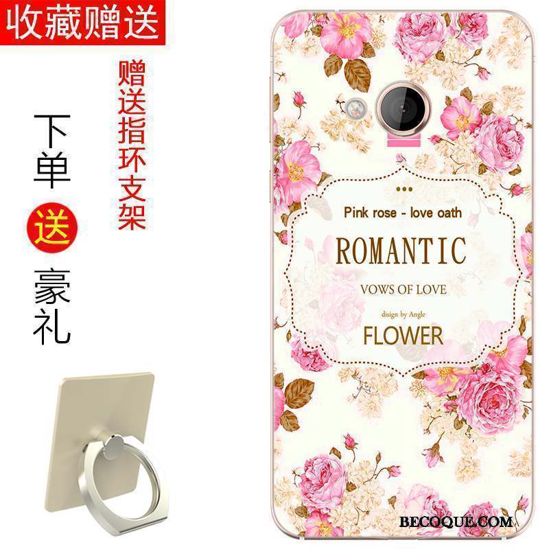 Htc U Play Coque Protection Art Personnalité Incassable Tendance Rose