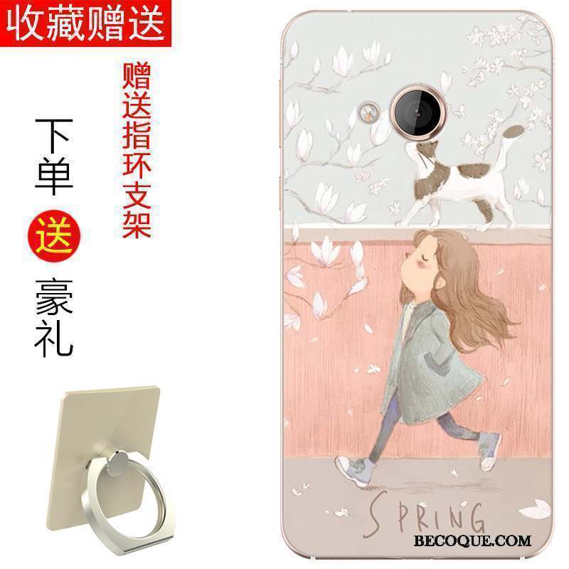 Htc U Play Coque Protection Art Personnalité Incassable Tendance Rose