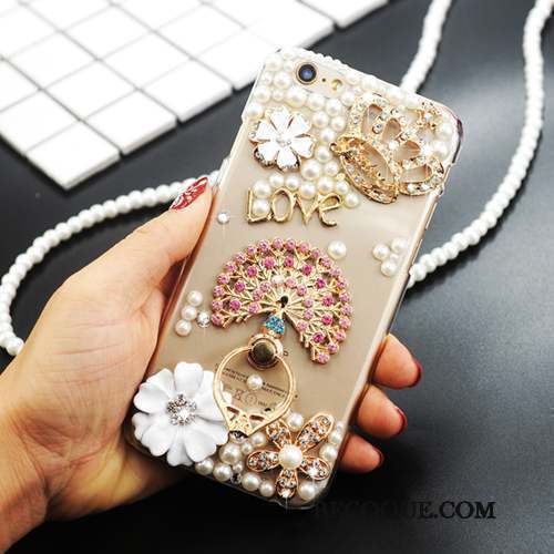 Htc U Play Coque Tendance Strass Protection Boucle Anneau Étui